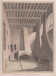Herstmonceux Kasteel, East Sussex: De Keuken door James Lambert  of Lewes