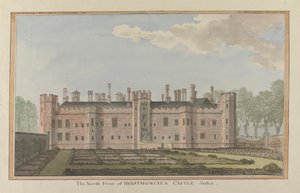 Herstmonceux Castle, East Sussex: de noordkant