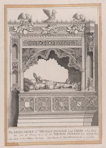 Het monument van Thomas Fiennes door James Lambert  of Lewes