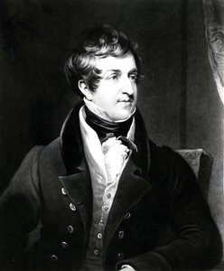 John Cam Hobhouse, prent gemaakt door Charles Turner, 1834 (mezzotint) door James Lonsdale