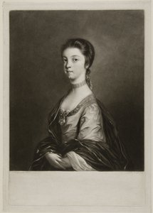 Lady Elizabeth Montagu door James MacArdell