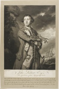 Portret van John Lockhart, Esquire door James MacArdell