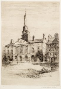 Het Oude Stadhuis, Dundee door James Mackie Smith