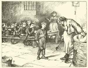 Oliver Twist vraagt om meer door James Mahoney