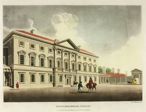 Leinster House, Dublin door James Malton