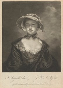 Catherine Chambers (geboren Moore) door James McArdell