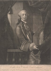 Luitenant-Generaal Charles Schaw Cathart, 9e Graaf Cathcart door James McArdell