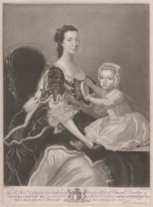 De Eerwaarde Catherine Compton..., Gravin van Egmont..., met Master Charles Perceval haar oudste zoon