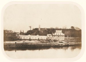 De waterfabriek, Fairmount, Philadelphia door James McClees