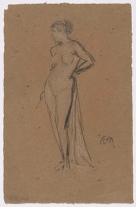 Een naaktfiguur door James McNeill Whistler
