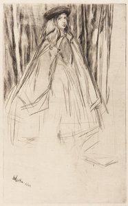Annie Haden door James Abbott McNeill Whistler