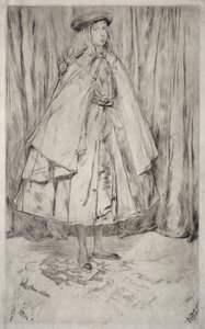 Annie Haden door James Abbott McNeill Whistler