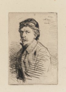 Auguste Delatre door James Abbott McNeill Whistler