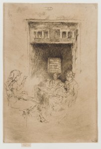 Kralenrijgers door James Abbott McNeill Whistler