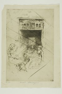 Kralenrijgers door James Abbott McNeill Whistler
