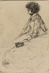 Bibi Lalouette door James Abbott McNeill Whistler