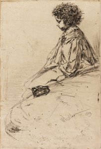 Bibi Lalouette door James Abbott McNeill Whistler