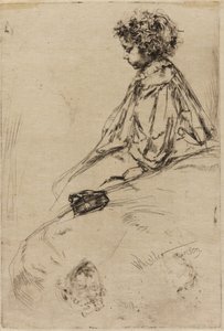 Bibi Lalouette door James Abbott McNeill Whistler