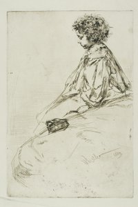Bibi Lalouette door James Abbott McNeill Whistler
