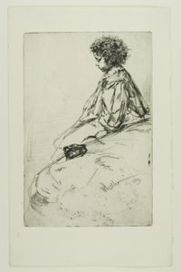 Bibi Lalouette door James Abbott McNeill Whistler
