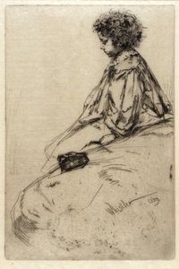 Bibi Lalouette door James McNeill Whistler