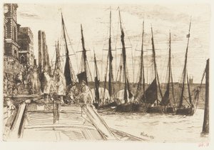 Billingsgate door James Abbott McNeill Whistler