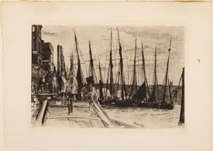 Billingsgate door James McNeill Whistler