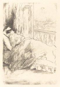 Bij het Balkon door James Abbott McNeill Whistler