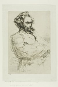 C. L. Drouet, Beeldhouwer door James Abbott McNeill Whistler