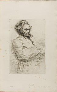 C. L. Drouet, Beeldhouwer door James Abbott McNeill Whistler