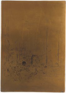 Geannuleerde Drukplaat voor De Piazzetta door James Abbott McNeill Whistler