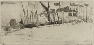 Chelsea Wharf door James Abbott McNeill Whistler