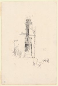 Hanen en Hennen, Hôtel Colbert door James Abbott McNeill Whistler