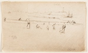 Dieppe door James McNeill Whistler