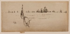 De vlag dompelen door James McNeill Whistler