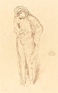 Geklede Figuur, Staand door James Abbott McNeill Whistler