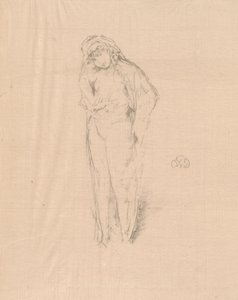 Geklede Figuur, Staand door James Abbott McNeill Whistler
