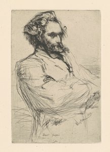Drouet door James Abbott McNeill Whistler