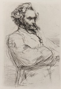 Drouet door James Abbott McNeill Whistler