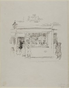 Drury Lane Lompen door James Abbott McNeill Whistler