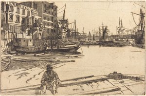 Eagle Wharf door James Abbott McNeill Whistler