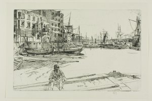 Eagle Wharf door James Abbott McNeill Whistler