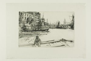 Eagle Wharf door James Abbott McNeill Whistler