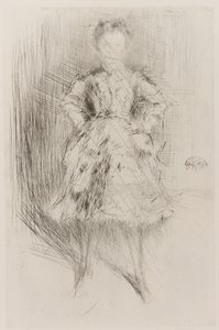 Elinor Leyland door James Abbott McNeill Whistler
