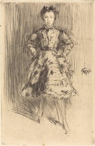 Elinor Leyland door James Abbott McNeill Whistler