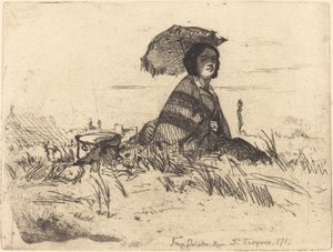 In de Volle Zon door James Abbott McNeill Whistler