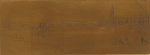 Etsplaat: Oude Westminster Brug door James Abbott McNeill Whistler