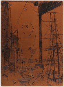 Etsplaat: Rotherhithe