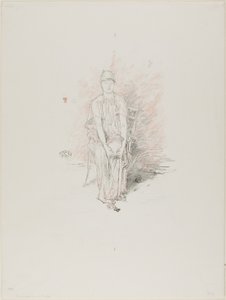 Figuurstudie in Kleuren door James Abbott McNeill Whistler