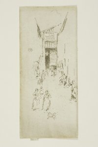 Fleur-de-lys Passage door James Abbott McNeill Whistler